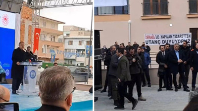 Bursa’da Özhaseki ve Varank’a ‘İsrail’ protestosu: ‘Ticareti durdurun’ dediler, gözaltına alındılar