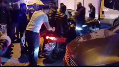 Kaza yapan motosikletli başka bir motosiklete bindi kaçtı