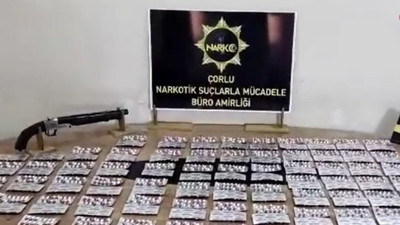 Tekirdağ'da uyuşturucu operasyonu 'bin 876 hap ele geçirildi'