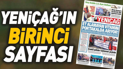 Yeniçağ Gazetesi'nin 1. sayfası (11 Mart 2024)