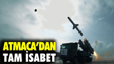 Atmaca'dan tam isabet