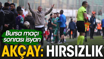 Bursaspor maçında hırsızlık