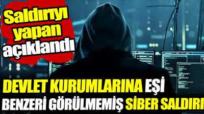 Devlet kurumlarına eşi benzeri görülmemiş siber saldırı! Saldırıyı üstlenen açıklandı