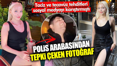 Hazal Özçimenoğlu'nun taciz ve tecavüzle ilgili paylaşımları sosyal medyayı karıştırmıştı! Halil İbrahim’in polis arabasında tepki çeken fotoğrafı