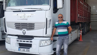 Burdur’da TIR sürücüsünün feci ölümü!