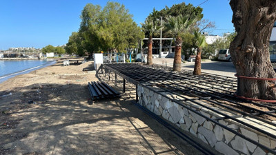 Halk plajına işgal girişimine kaymakamlık engeli