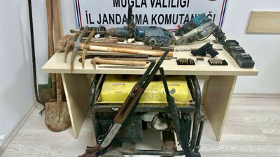 Fethiye’de kaçak kazı operasyonu