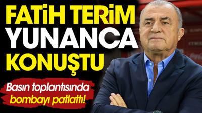 Fatih Terim Yunanca konuştu (14 Mart 2024)