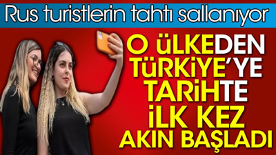 O ülkeden Türkiye’ye tarihte ilk kez akın başladı. Rus turistlerin tahtı sallanıyor