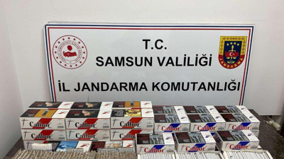 Samsun'da kaçak tütün operasyonu