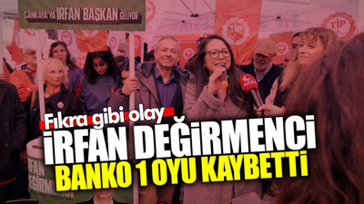 İrfan Değirmenci banko 1 oyu kaybetti! Fıkra gibi olay