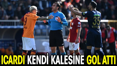 Icardi gol attı. Ama kendi kalesine