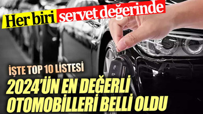 Her biri servet değerinde 2024'ün en değerli otomobilleri belli oldu
