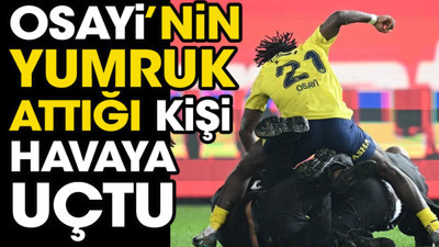 Osayi Samuel'in yumruk attığı taraftar havaya uçtu. Trabzon'da büyük rezillik