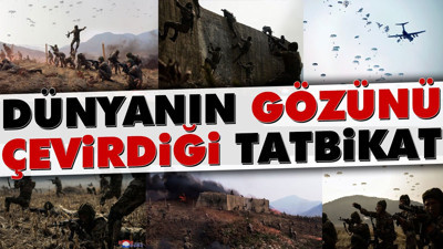 Dünyanın gözünü çevirdiği tatbikat