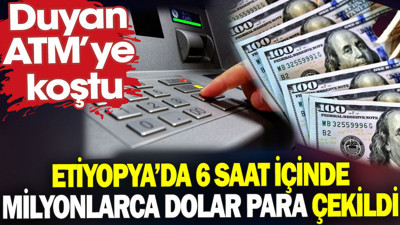 Milyonlarca dolar para çekildi. Duyan ATM’ye koştu