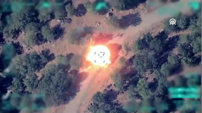 MİT nokta operasyonun görüntülerini paylaştı. PKK’lı kadın yönetici böyle imha edildi