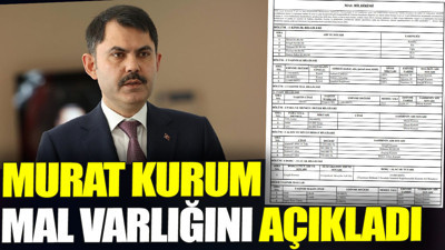 Murat Kurum mal varlığını açıkladı