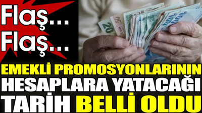 Son dakika... Emeklilerin promosyonlarının hesaplara yatacağı tarih belli oldu