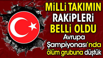 Milli takımın Avrupa Şampiyonası Elemeleri'ndeki rakipleri belli oldu. Ölüm grubuna düştük