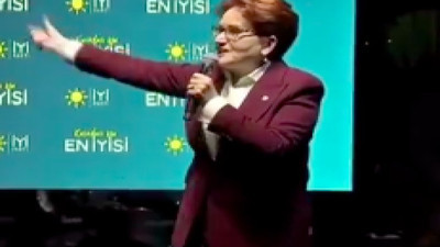 Akşener'den gece mitingi: 'Seçmene maraba muamelesi yapmaya alıştılar'