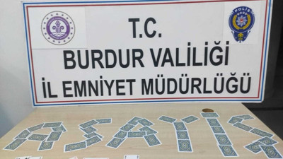 Burdur’da kumar operasyonu