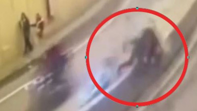 Şişli'de polisin şehit düştüğü an kamerada