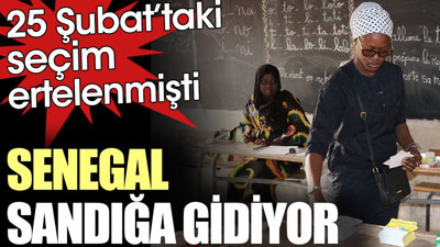 Senegal sandığa gidiyor. 25 Şubat’taki seçim ertelenmişti
