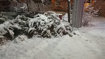 Erciş’te mart ayında kar yağışı