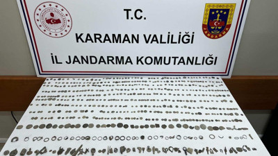 Karaman’da tarihi eser operasyonu