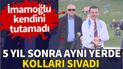Ekrem İmamoğlu kendini tutamadı 5 yıl sonra aynı yerde ceketini çıkarıp kolları sıvadı: 'Bir dejavu yapmam lazım'