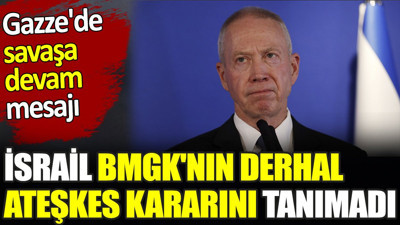 İsrail BMGK'nın ateşkes kararını tanımadı. Gazze'de savaşa devam mesajı