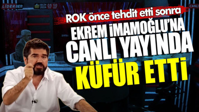 Rasim Ozan Kütahyalı önce tehdit etti sonra canlı yayında Ekrem İmamoğlu’na küfür etti