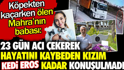 Köpekten kaçarken ölen Mahra'nın babası 'kızım Kedi Eros kadar konuşulmadı'