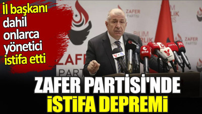 Zafer Partisi'nde istifa depremi. İl başkanı dahil onlarca yönetici istifa etti