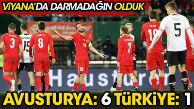 A Milli Takım Viyana'da darmadağın oldu. Tarihi fark yedi: 6-1