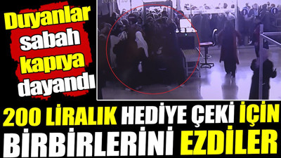 Diyarbakır'da 200 liralık festival çeki için birbirlerini ezdiler! Duyanlar sabah kapıya dayandı