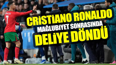 Cristiano Ronaldo mağlubiyet sonrası deliye döndü