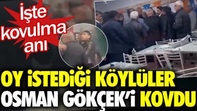 Oy istediği köylüler Osman Gökçek'i kovdu. İşte kovulma anları