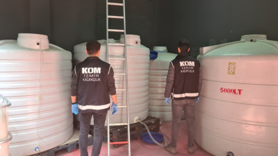 İzmir merkezli 3 ilde kaçakçılık operasyonu: 15 bin litre etil alkol ele geçirildi