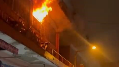 İş yerinde korkutan yangın (29 Mart 2024)