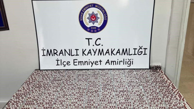 Sivas'ta binlerce kapsül uyuşturucu hap ele geçirildi