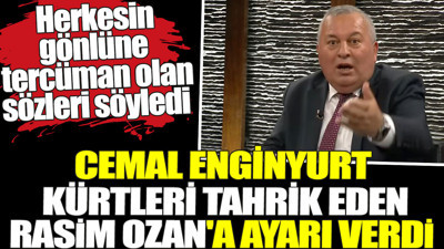Cemal Enginyurt Kürtleri tahrik eden Rasim Ozan'a ayarı verdi. Herkesin gönlüne tercüman olan sözleri söyledi