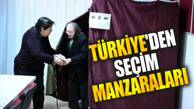 Türkiye'den seçim manzaraları
