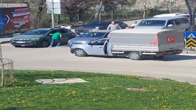 Yol vermeme kavgasının kayıtları yayınlandı