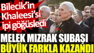 Bilecik'in Khaleesi'si ipi göğüsledi: Melek Mızrak Subaşı büyük farkla kazandı