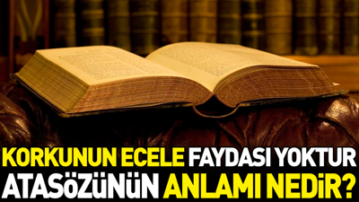 Korkunun ecele faydası yoktur atasözünün anlamı nedir?