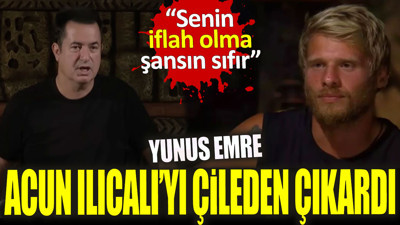 Yunus Emre, Acun Ilıcalı’yı çileden çıkardı. 'Senin iflah olma şansın sıfır'
