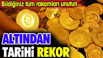 Altından tarihi rekor. Bildiğiniz tüm rakamları unutun