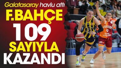 Fenerbahçe derbiyi 109 sayıyla kazandı. Galatasaray havlu attı